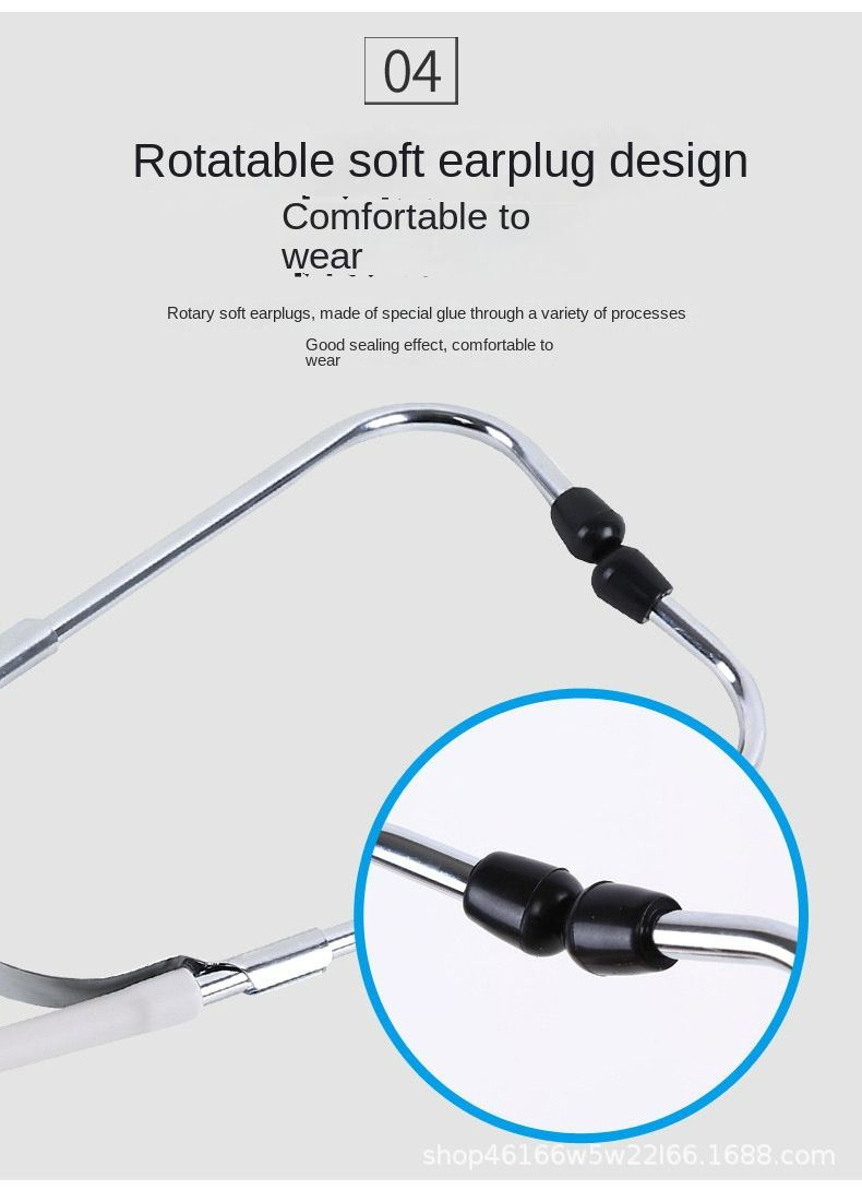 Single Head Stethoscope for Doctors/Nurses/Nursing School Students, Medical and Home Use with Accessories Name Tag, FSA HSA Eligible