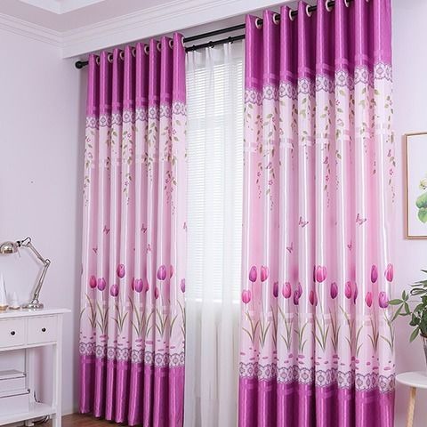 2pcs Blackout Curtains for Living Room Bedroom Window Curtain Panels Room Darkening Thermal Insulated Excluding bars and sheers