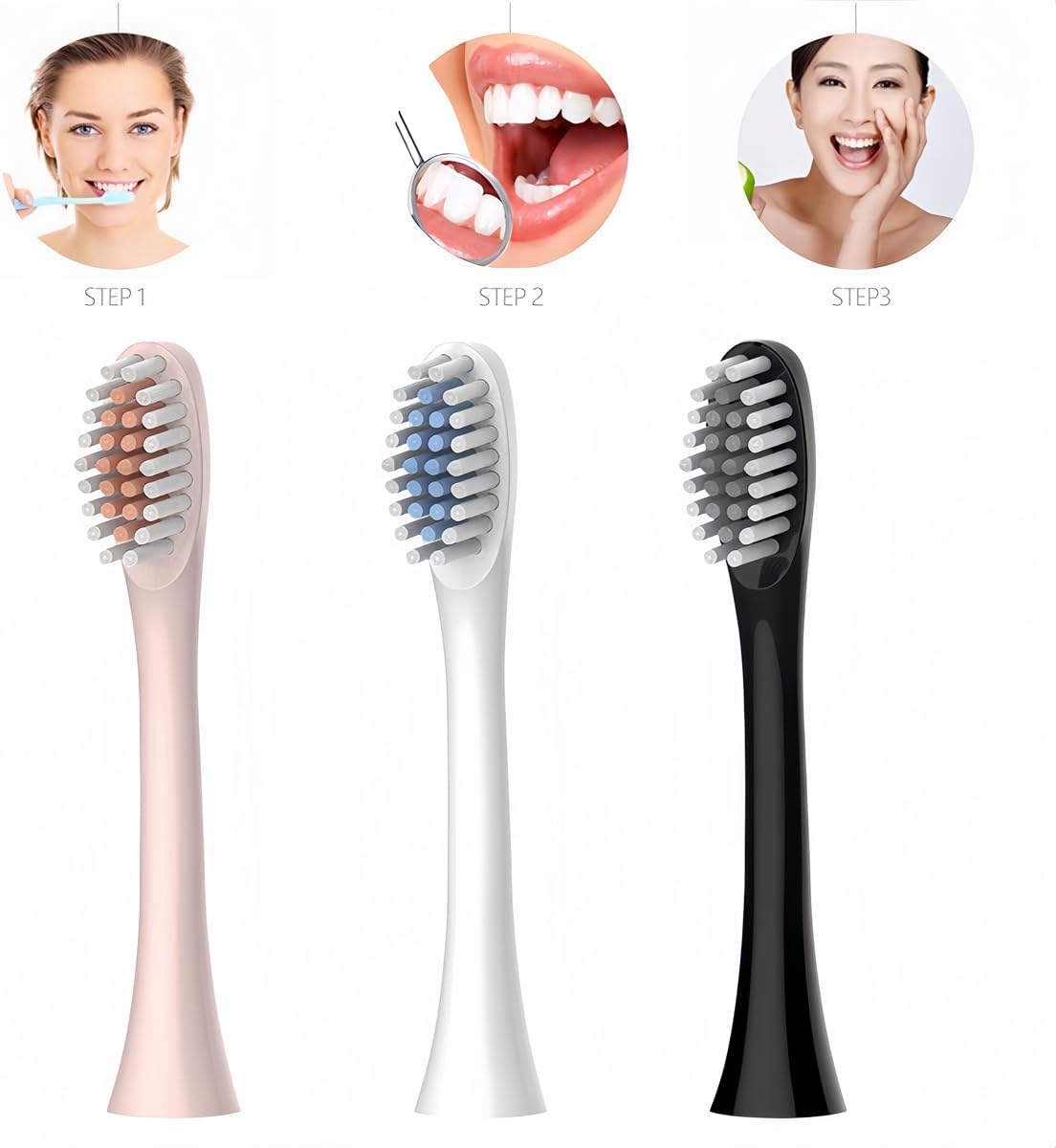Electric Toothbrush with 8 Brush Heads for Teen Boys Girls USB Rechargeable Sonic Toothbrush 42000 VPM Whitening 6 Cleaning Modes 2 Min Smart Timer 60 Days Endurance