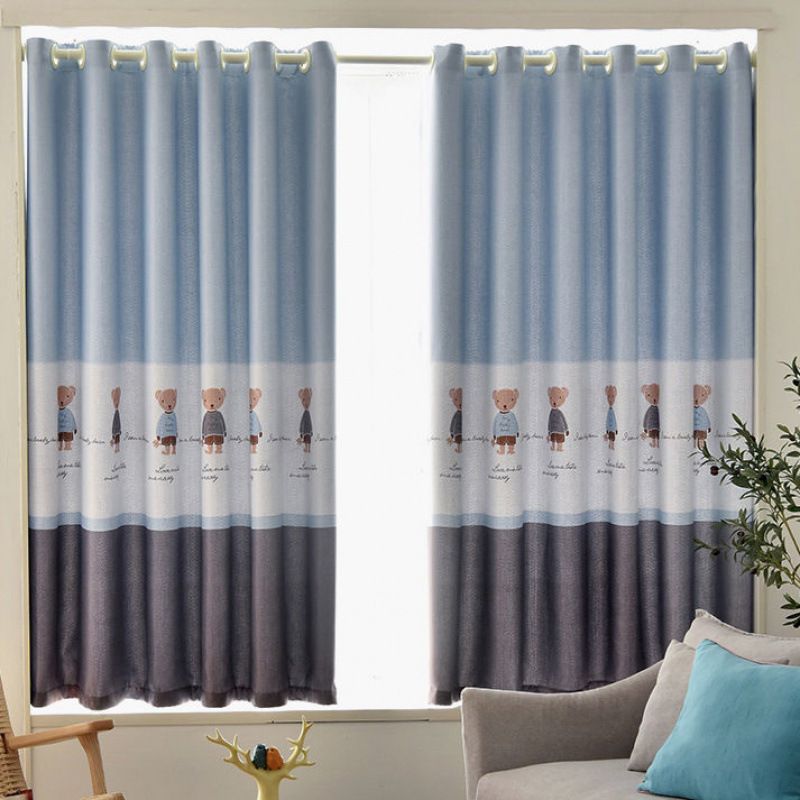 2pcs Blackout Curtains for Living Room Bedroom Window Curtain Panels Room Darkening Thermal Insulated Excluding bars and sheers