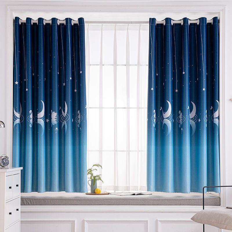 2pcs Blackout Curtains for Living Room Bedroom Window Curtain Panels Room Darkening Thermal Insulated Excluding bars and sheers