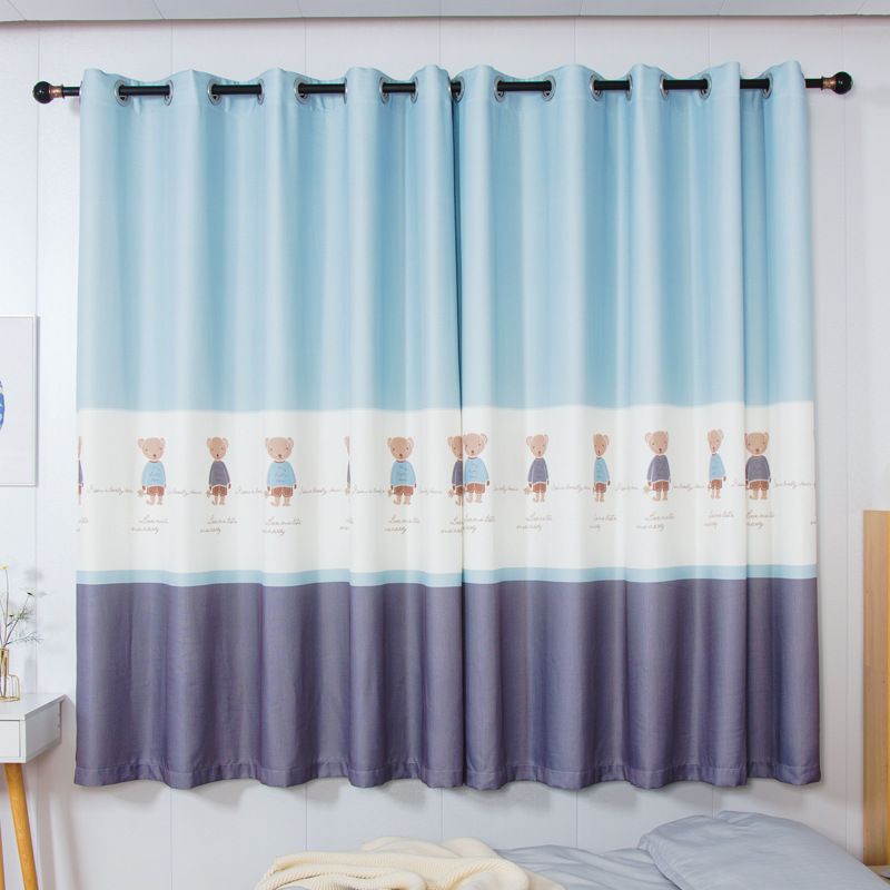 2pcs Blackout Curtains for Living Room Bedroom Window Curtain Panels Room Darkening Thermal Insulated Excluding bars and sheers