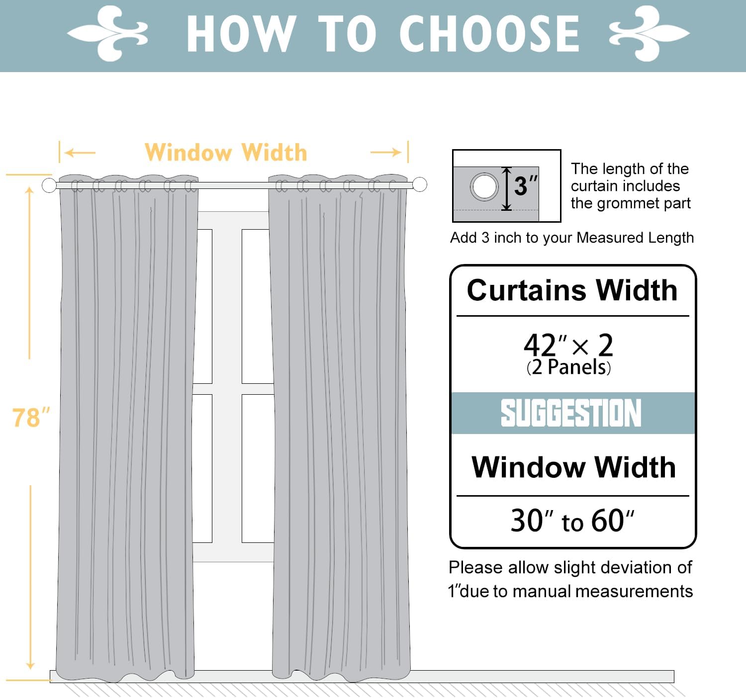 2pcs Blackout Curtains for Living Room Bedroom Window Curtain Panels Room Darkening Thermal Insulated Excluding bars and sheers