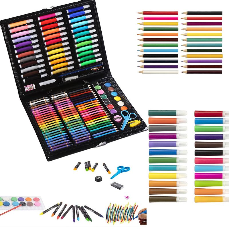 150 pcs Drawing Kit Painting Art Set  Kids Arts Sets  Art Supplies Coloring Set for for Girls Boys Artist Drawing Kits