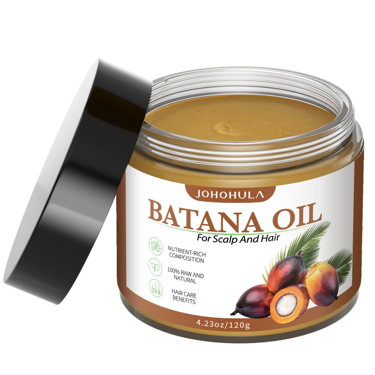 Batana Oil for Hair Growth - 100% Natural Botana Oil from Honduras, Eliminate Hair Split Ends, Restores Damaged Hair and Scalp, Enhances Hair Radiance Nourishment, All Hair Types