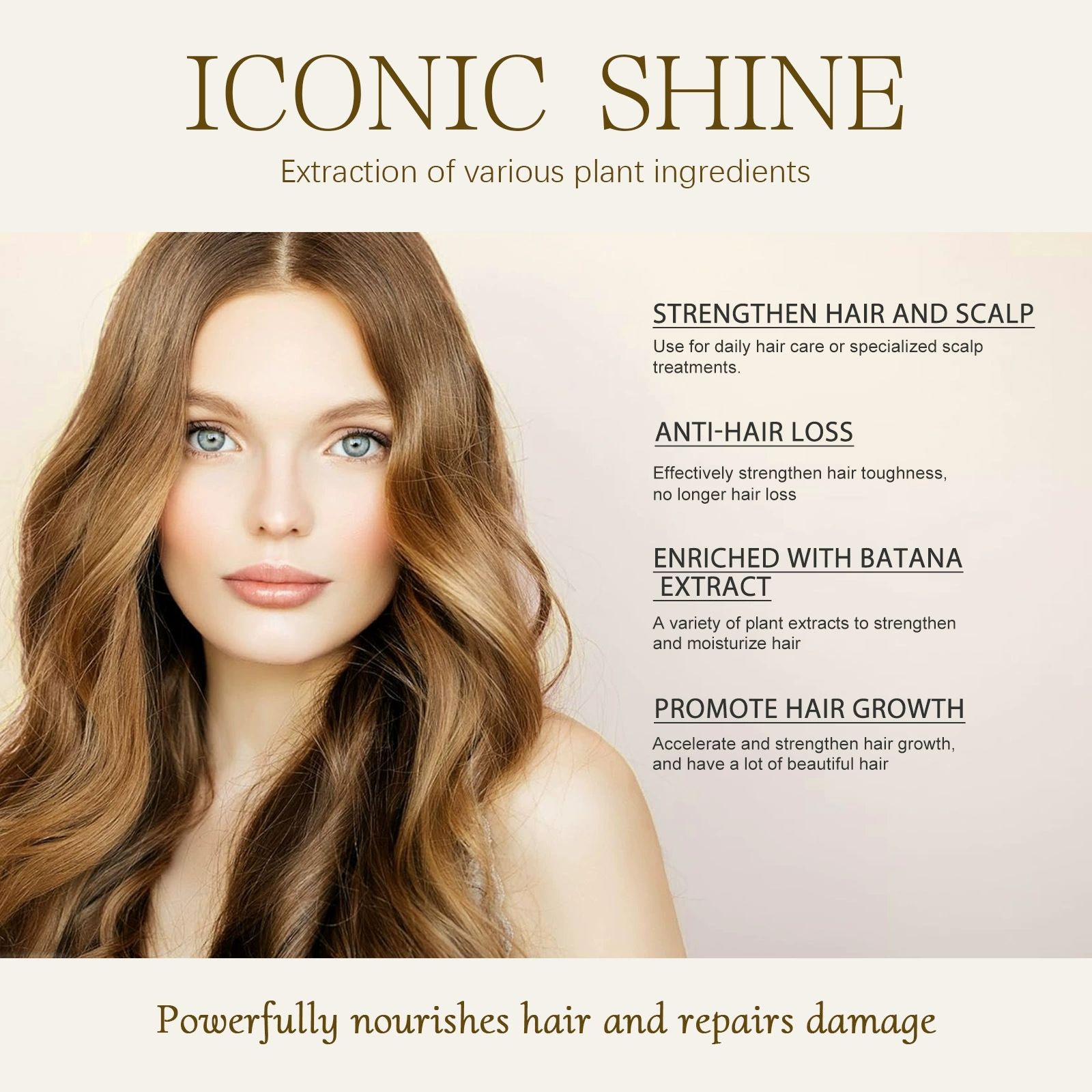 Batana Oil for Hair Growth - 100% Natural Botana Oil from Honduras, Eliminate Hair Split Ends, Restores Damaged Hair and Scalp, Enhances Hair Radiance Nourishment, All Hair Types