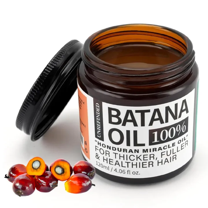 Batana Oil for Hair Growth, Natural Hair Growth Oil, Prevent Hair Loss and Enhances Thickness, Batana for Hair-Thickness, Nourishes and Strengthens
