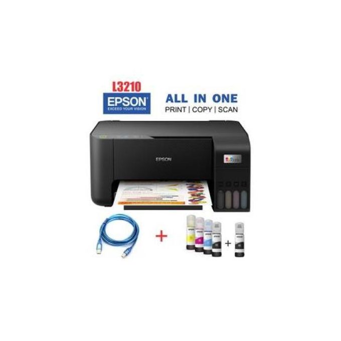 Epson ECOTANK L3210 Print Copy Scan Inkjet Printer