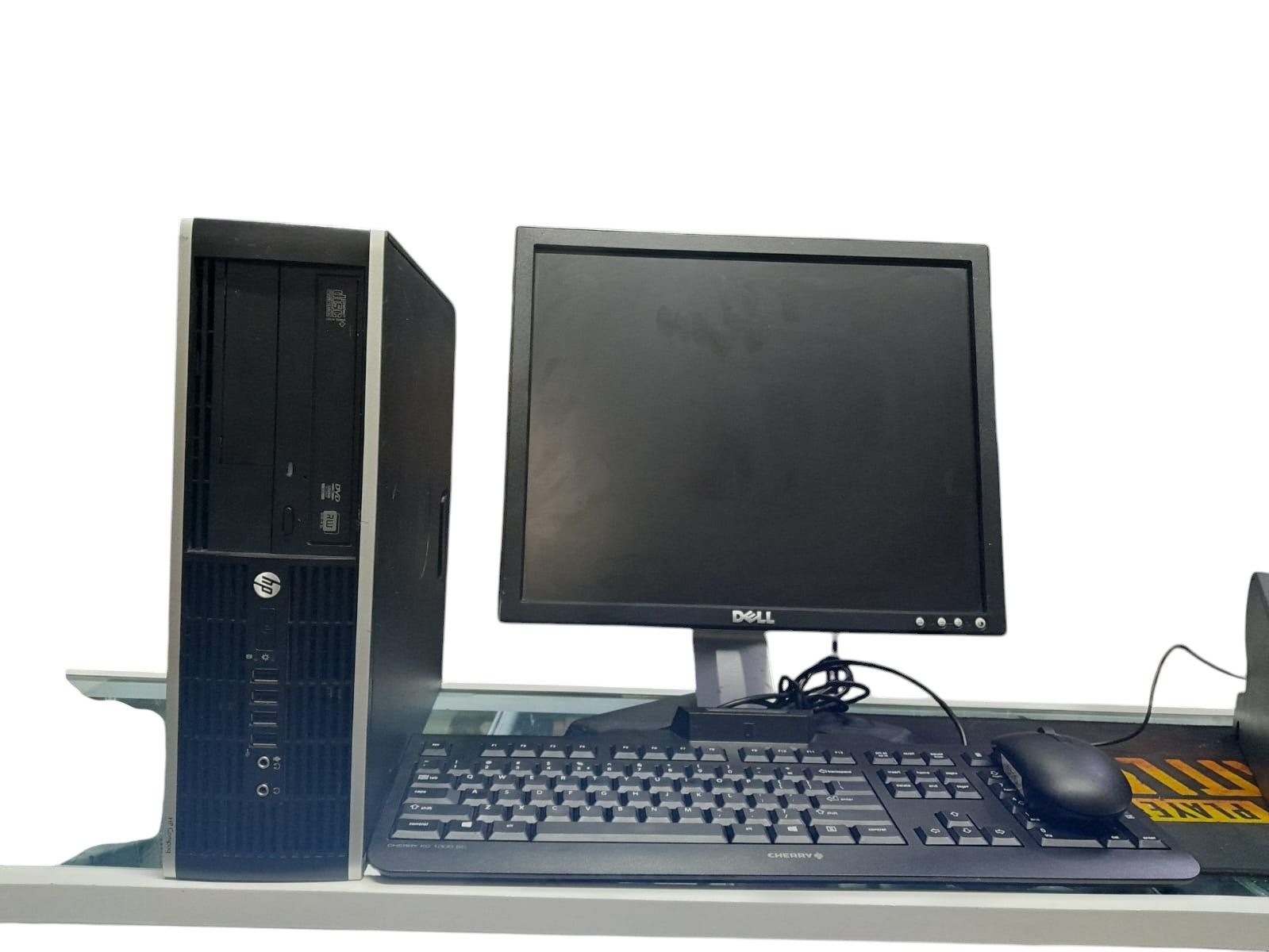 {Complete Set with mouse and keyboard } Refurbished HP COMPAQ INTEL CORE I5-4GB RAM, 500GB HDD-3.0GHz Desktop computer + 17" Monitor-Black