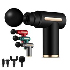 Most Sturdy And Durable Handheld body Massage Gun Muscle Relaxation With 4 Heads with gift