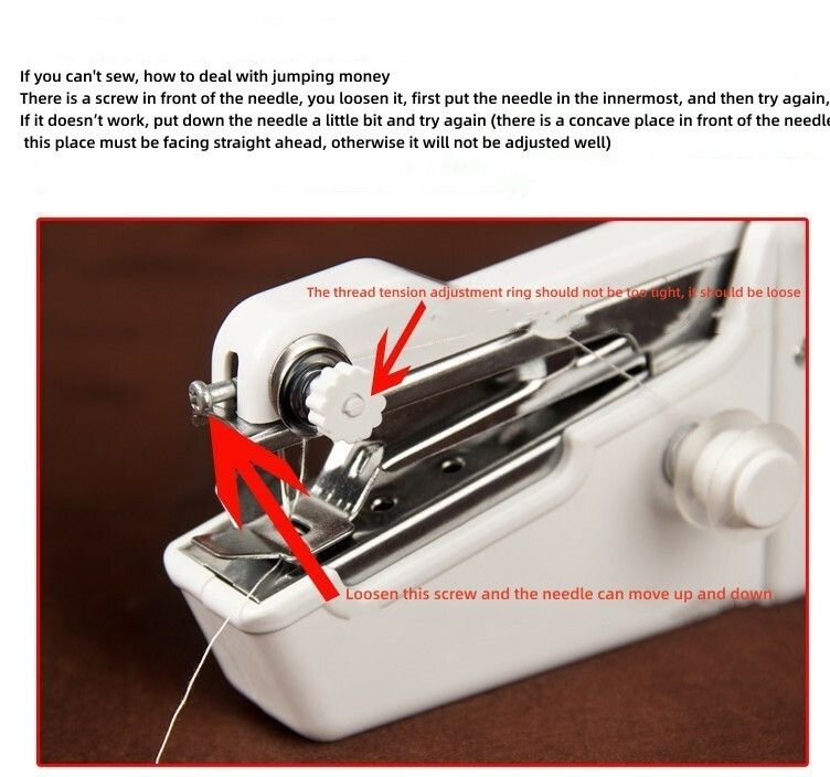 Handheld Sewing Machine Mini Portable Cordless Stitching Machine, Perfect for Adults, Beginners, and Quick Home Repairs WITH FREE GIFT