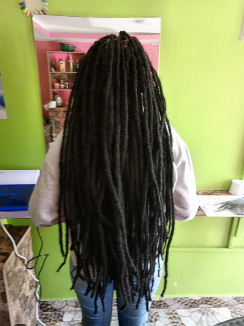 Artificial Synthetic Dreadlocks, Crochet Hair, Butt Length, 32 inches, 80pcs