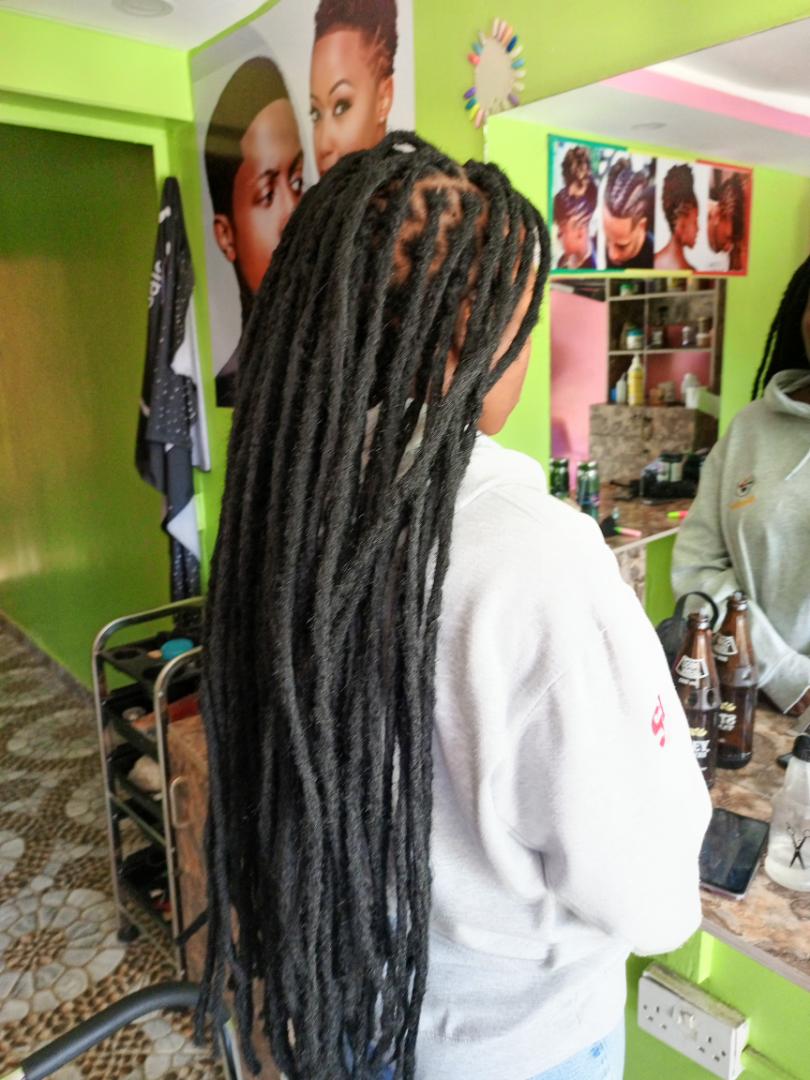 Artificial Synthetic Dreadlocks, Crochet Hair, Butt Length, 32 inches, 80pcs