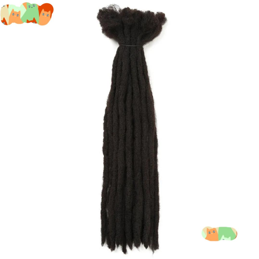 Artificial Synthetic Dreadlocks Crochet Hair, 21 inches, 80 pcs