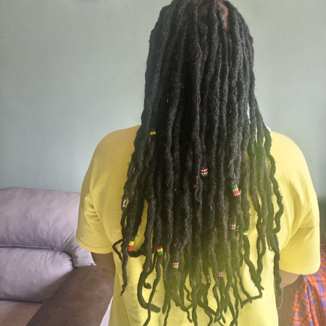 Artificial Synthetic Dreadlocks Crochet Hair, 21 inches, 80 pcs