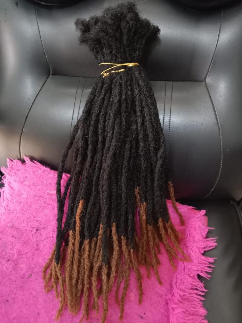 Women's Artificial Synthetic Dreadlock Crochet Hair Extensions 70Pcs Shoulder Length 13inches,  Bra Length 18 Inches, Middle Back Length 22 inches, Butt Length 32 inches
