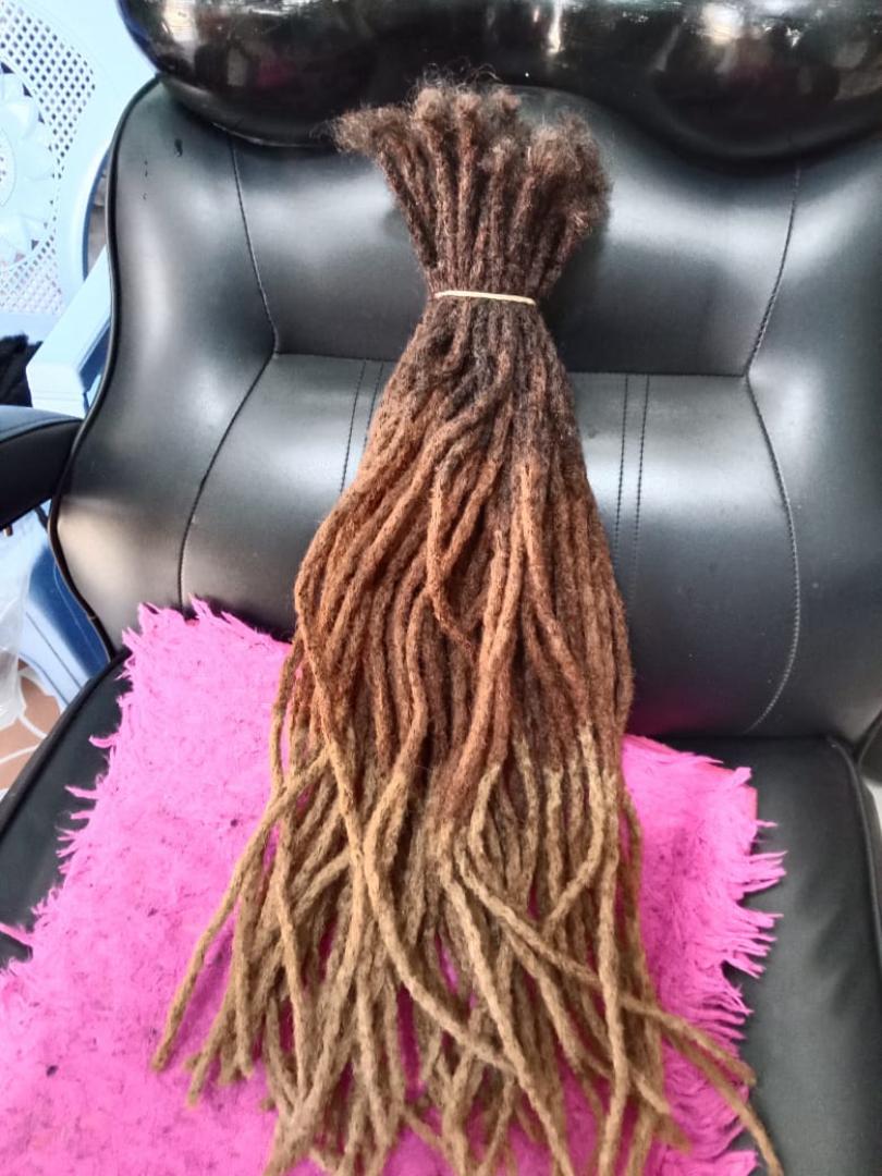 Women's Artificial Synthetic Dreadlock Crochet Hair Extensions 70Pcs Shoulder Length 13inches,  Bra Length 18 Inches, Middle Back Length 22 inches, Butt Length 32 inches