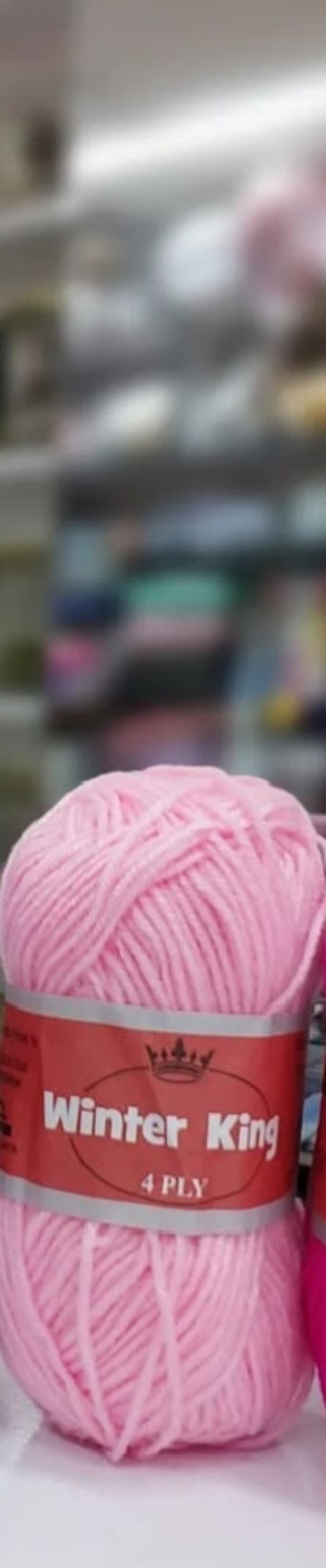 Winter King Yarn 4ply  Medium Thick 100%Acrylic 50g 10PCS