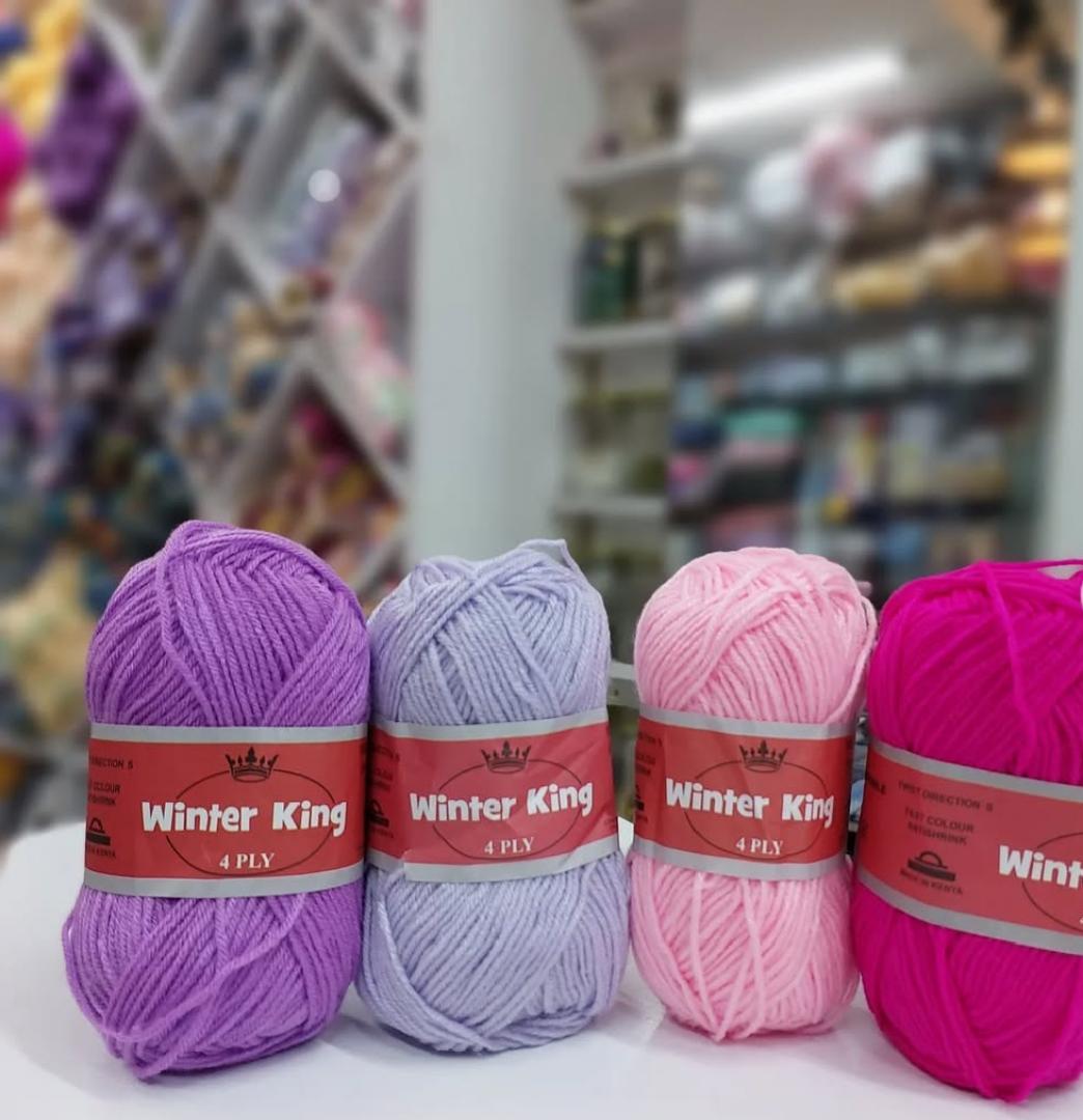 Winter King Yarn 4ply  Medium Thick 100%Acrylic 50g 10PCS