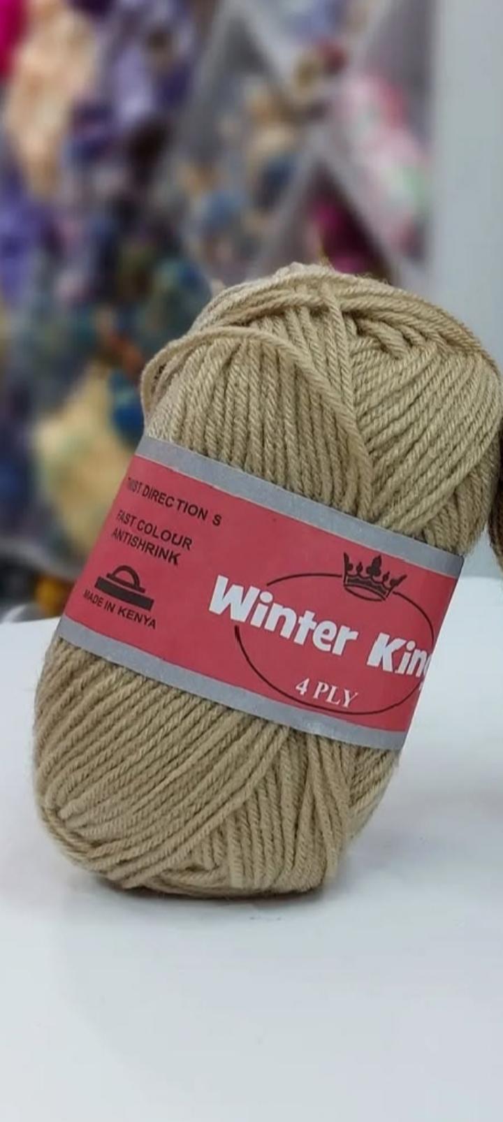 Winter King Yarn 4ply  Medium Thick 100%Acrylic 50g 10PCS