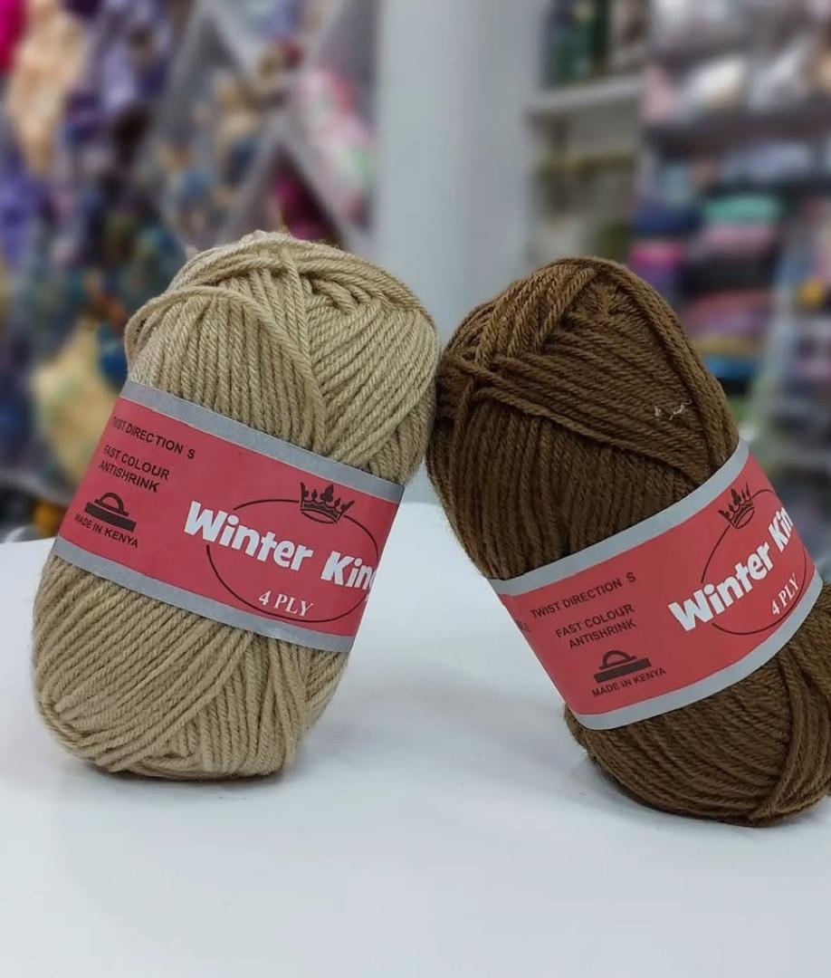 Winter King Yarn 4ply  Medium Thick 100%Acrylic 50g 10PCS
