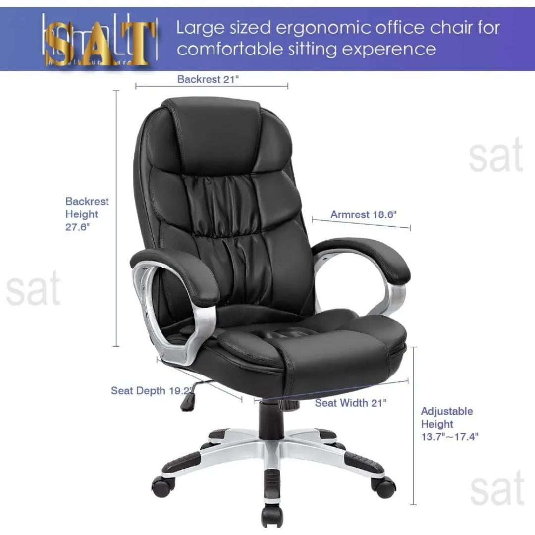 Large Executive Leather Office Chair, Desk Chair, Home Office Chair