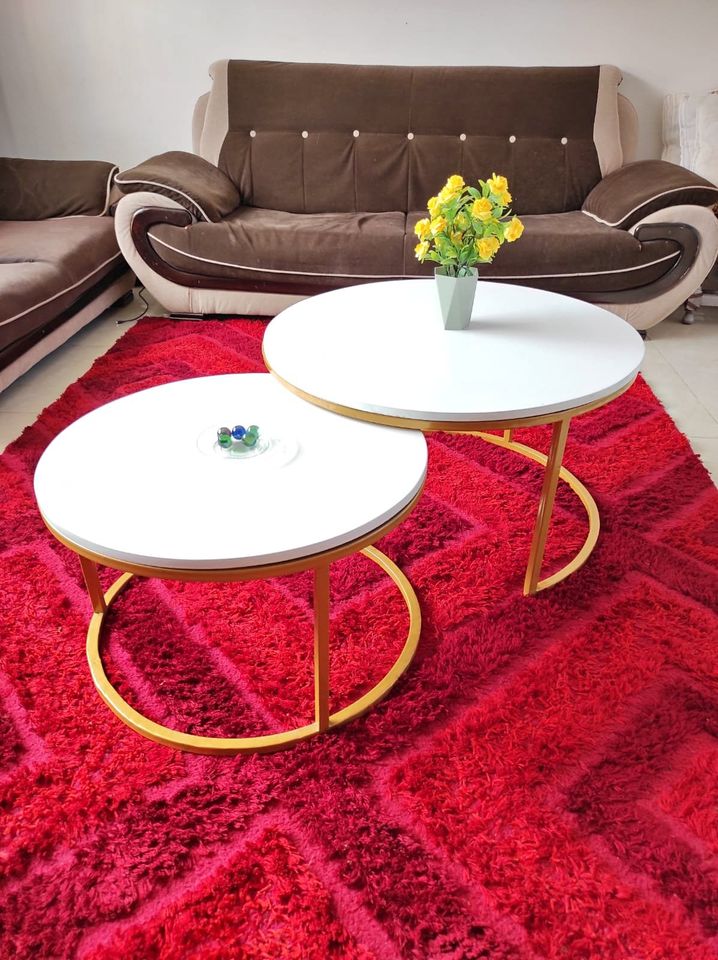 Sierra Round Nesting Coffee Table-2pcs Set