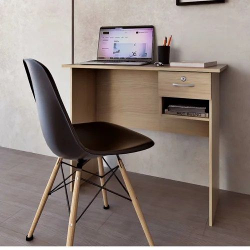 Aneto Office Desk 0.9M White Oak