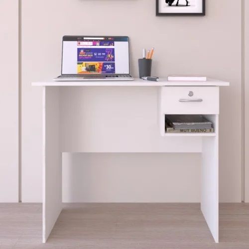 Aneto Office Desk 0.9M White