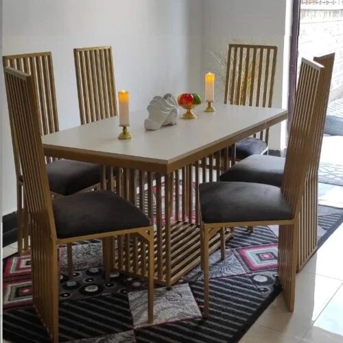Ivan 6 Seater Luxury Dining Table Set