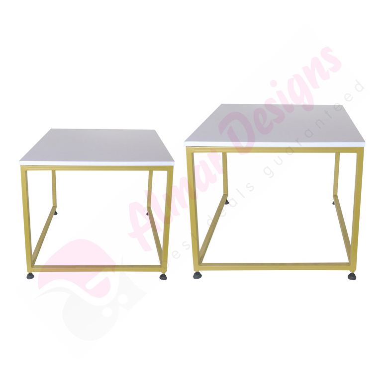 【PROMOTION!】Bree Coffee Table Square Nesting Table Furniture High Quality Durable Classic Sitting Room Coffee Tables