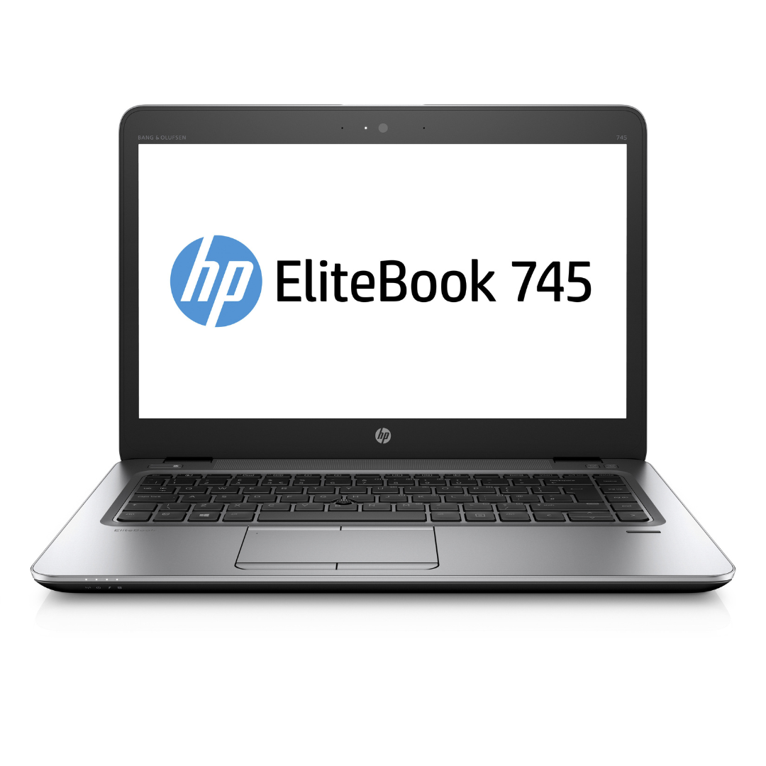 Refurbished HP Elitebook 745 G4 - Intel AMD A10 - 8GB RAM 256GB SSD ROM - 14'' Windows 10 Refurbished Laptop Computer Notebook
