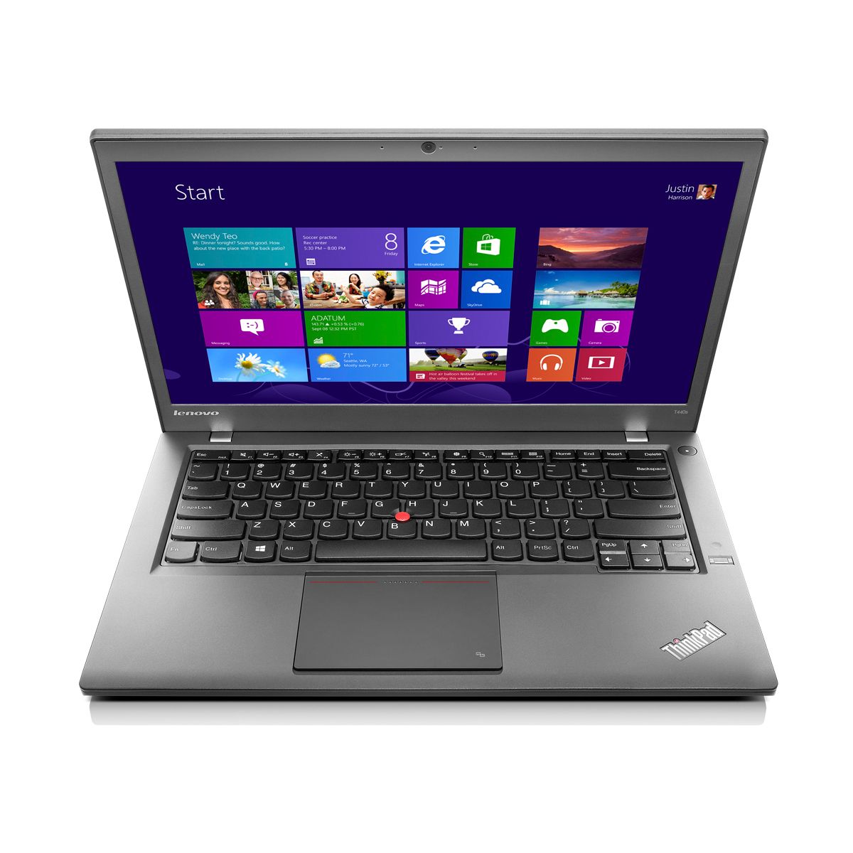 Refurbished Lenovo Thinkpad T450 Laptop intel Core i5 5th Gen 8GB Ram 500gb  14"Screen HD Display Refurbished Laptop Computer