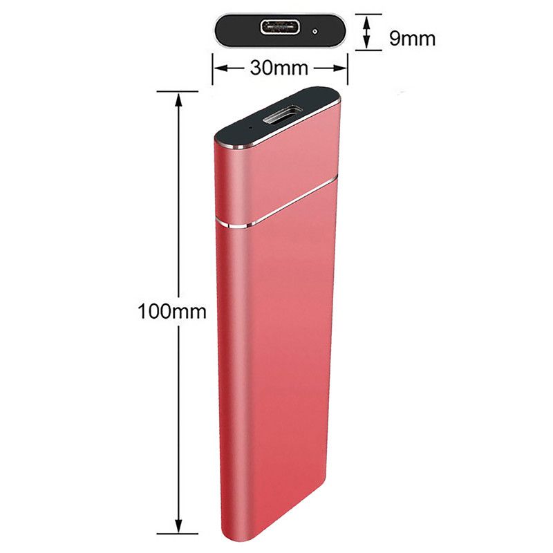 SSD Mobile Solid State Drive 2TB 1TB Storage Device Hard Drive Computer Portable USB 3.1 Mobile Hard Drives Solid State