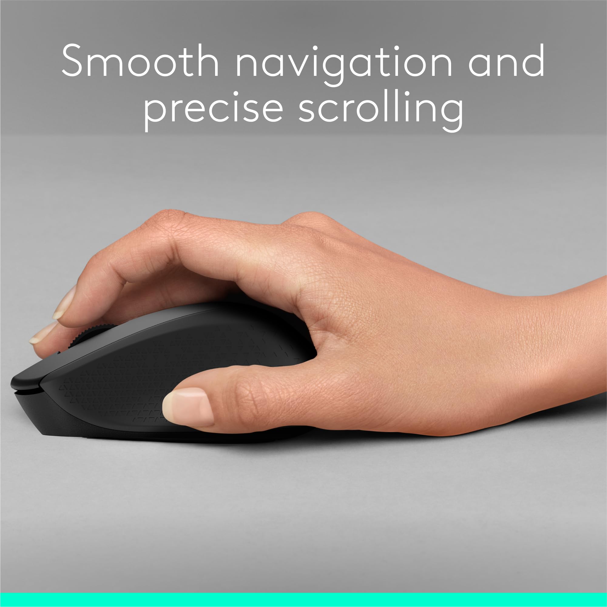 Logitech M330 Silent Plus Wireless Mouse with USB Nano Receiver..silent clicking ,low power usage ,very stlylish mouse (copy)
