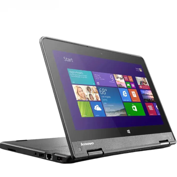 Touchscreen Refurbished LENOVO YOGA 11E 4GB RAM 128GB SSD REFURBISHED LAPTOP , BLACK , 12" INCH , INSTALLED WINDOWS 10 PRO