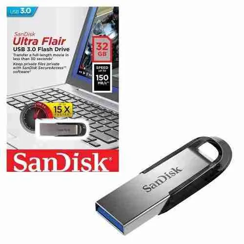 128GB 64GB 32GB 16GB Brand New Original SanDisk 3.0 USB Flash Drive  Flashdisk ULTRA FLAIR Memory Stick Pen Pendrive USB Flash Disk