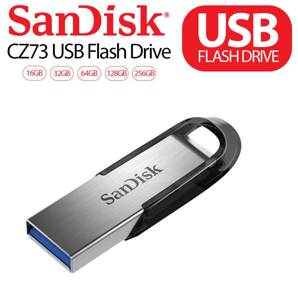 128GB 64GB 32GB 16GB Brand New Original SanDisk 3.0 USB Flash Drive  Flashdisk ULTRA FLAIR Memory Stick Pen Pendrive USB Flash Disk