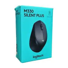 Logitech M330 Silent Plus Wireless Mouse with USB Nano Receiver..silent clicking ,low power usage ,very stlylish mouse (copy)