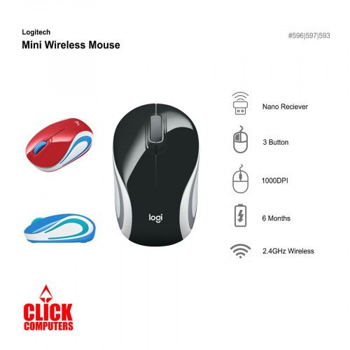 Refurblished logitech wireless mouse m187,slim mouse wireless mouse,Logitech mouse ,Logitech micro mouse m187