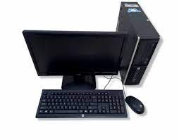 HP complete computer set desktop core i5 2nd gen 8gb 500gb hdd windows 10 pro installed,office 2019, 19 inches wide monitor, Refurblished computer full set desktop.