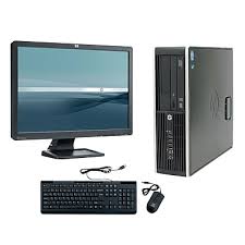 HP complete computer set desktop core i5 2nd gen 8gb 500gb hdd windows 10 pro installed,office 2019, 19 inches wide monitor, Refurblished computer full set desktop.