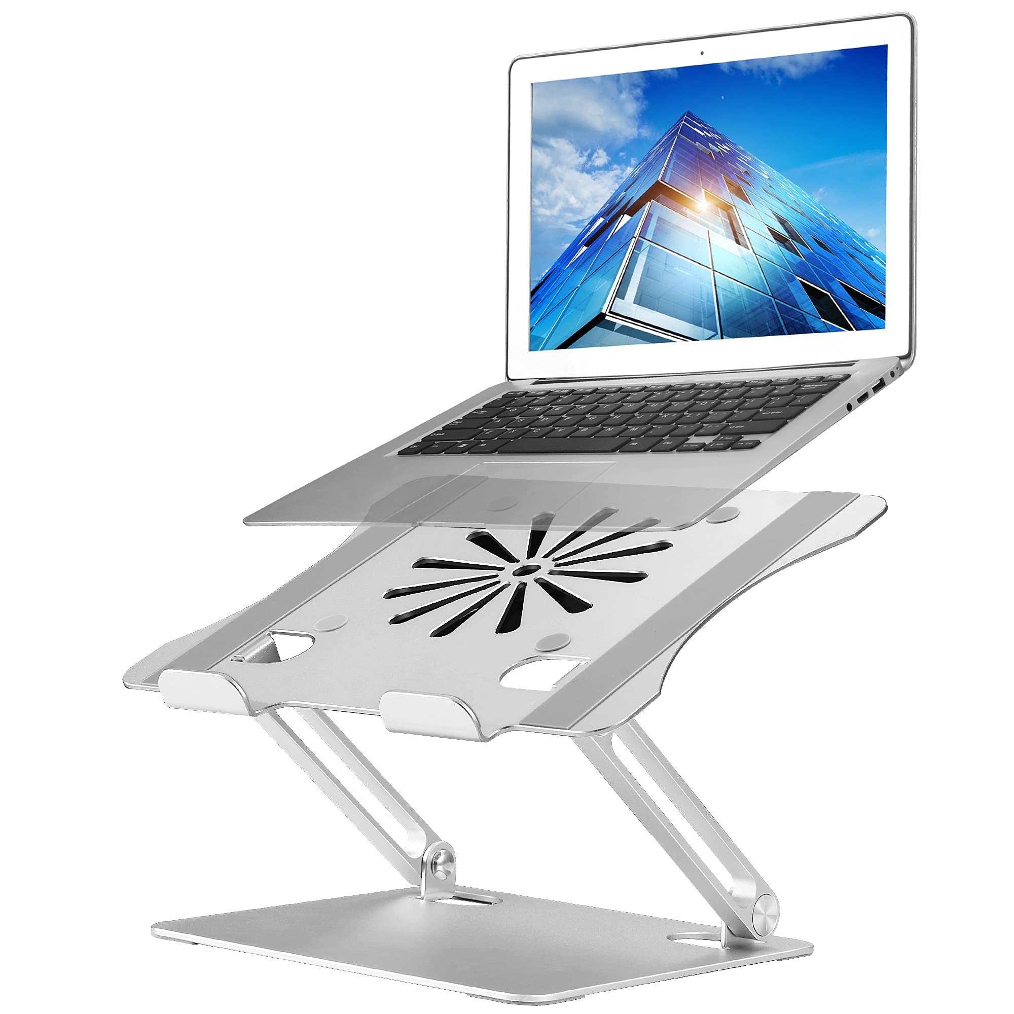 heavy duty Aluminum Laptop Stand With Cooling Fan For IPad Tablet Bracket IPad Notebook,mackbook