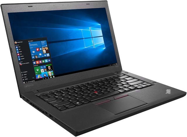 Refurbished Laptop Lenovo ThinkPad T450 Core i5 5th Gen 8GB+500GB HDD+14" Windows 10 Refurbished Lenovo Laptops Notebook Black 14 inch