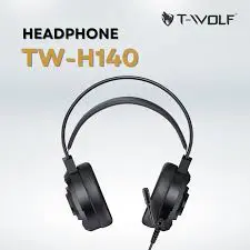 T-WOLF H140 Gaming Headset with Mic and Noise Canceling Gaming Headphone with Led Light for  Laptop, PS4 PS5 PC XBOX,desktop and all gaming machines ...super comfy ,super bass
