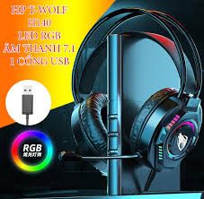 T-WOLF H140 Gaming Headset with Mic and Noise Canceling Gaming Headphone with Led Light for  Laptop, PS4 PS5 PC XBOX,desktop and all gaming machines ...super comfy ,super bass