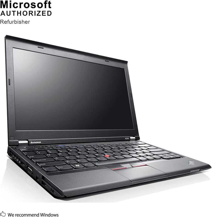 Refurbished Laptop Lenovo Thinkpad x230 Core i5 3th Gen 8GB+128GB SSD+12.5" Windows 10 Refurbished Lenovo Laptops Notebook Black 12.5 inch