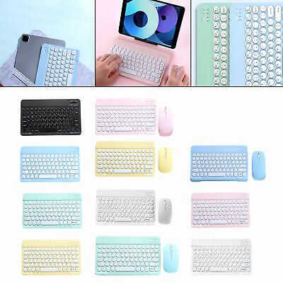 Ultra Thin Wireless Bluetooth Rechargeable USB Keyboard and Mouse Set for Computer Laptop, Phone, Ipad,and smart Tvs
