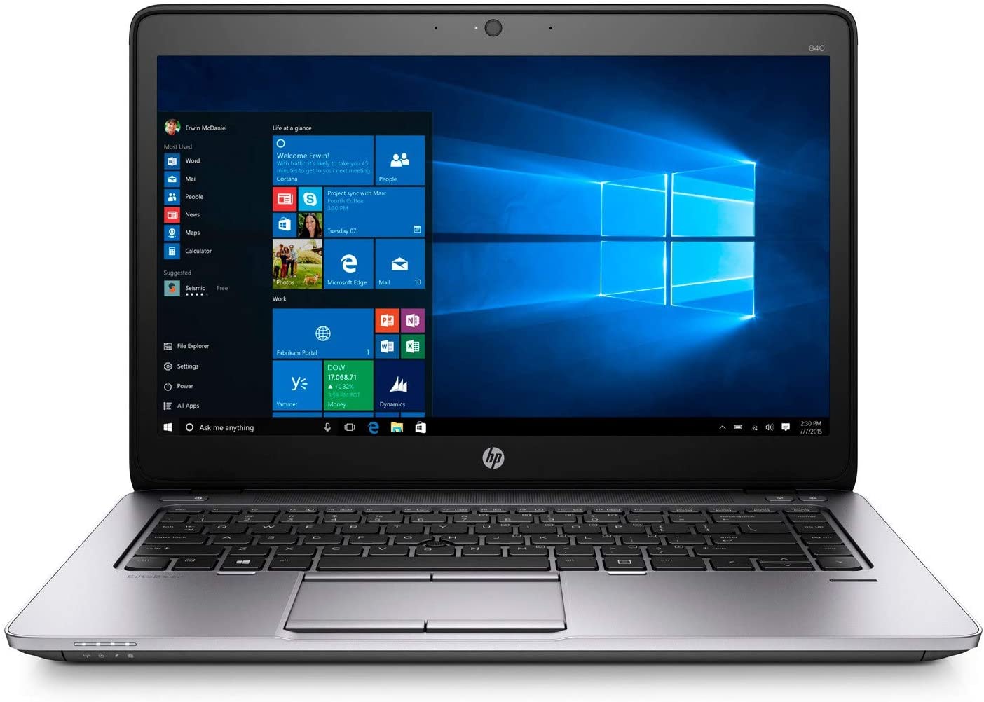 CERTIFIED BY KILIMALL | HP Elitebook 840 G2 Core i5 5th Gen 8GB RAM 128GB SSD | 14" Full HD Display | Windows 11 | 90% Battery Health |4+ Hours Youtube| Work Laptop | 9 Months Warranty | KiliCertified
