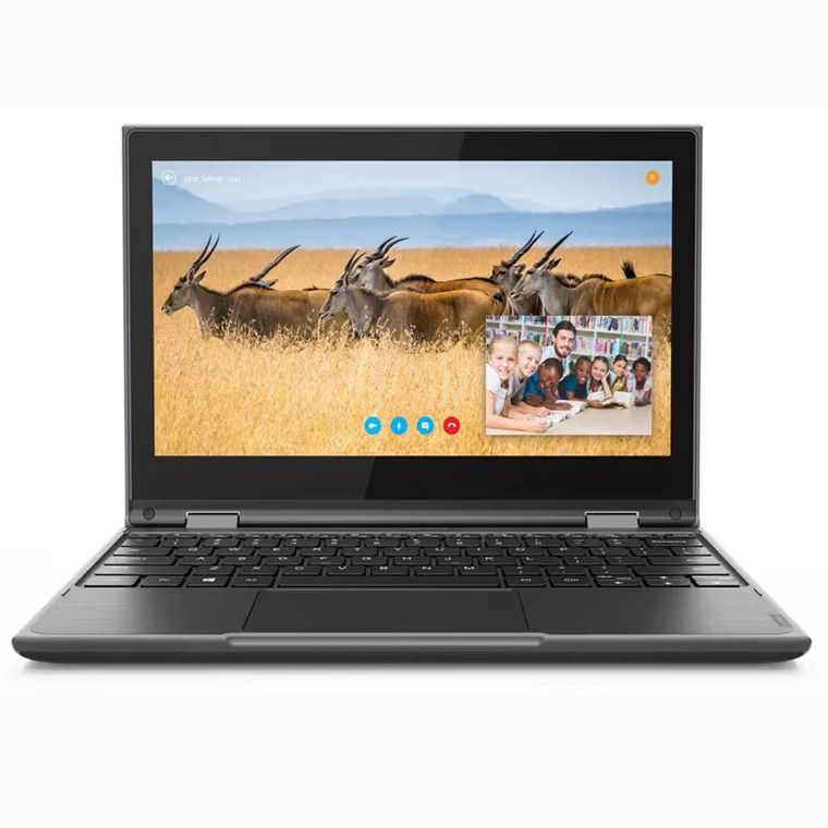 Refurbished lenovo 100e intel pentium 4gb Ram 128gb ssd 11.6 Inch Screen Size Ultra Slim Laptop With Windows 10 and Office 2016 type c port 3.0 usb port